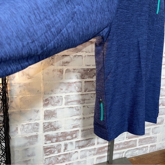 Pebble Beach Navy Performance Pullover 1/4 zip - Picture 6 of 8